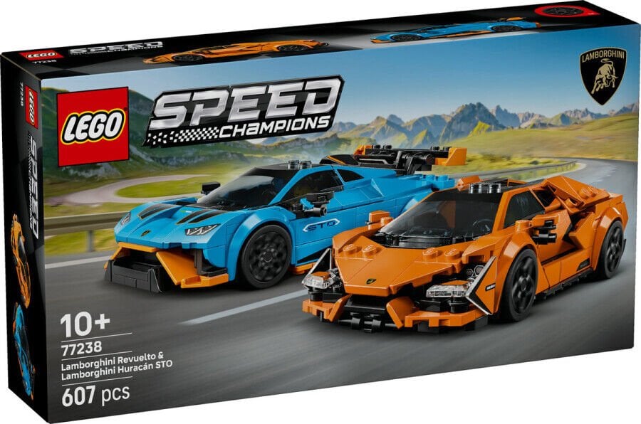 77238 LEGO® Speed Champions Lamborghini Revuelto ve Huracán STO