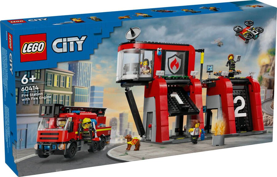 60414 LEGO® City İtfaiye Kamyonlu İtfaiye Merkezi