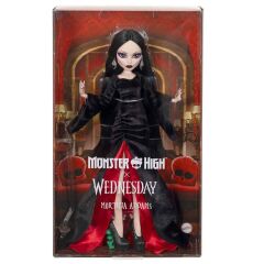 Monster High Koleksiyon Wednesday Morticia Addams Skullector Bebek JLK99