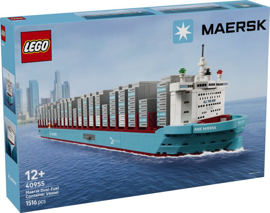 40955 LEGO® LEGO Iconic Maersk Çift Yakıtlı Konteyner Gemisi