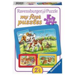 Ravensburger 3x6 Parçalı Çerçeveli Puzzle Animal Friends (070626)