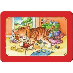 Ravensburger 3x6 Parçalı Çerçeveli Puzzle Animal Friends (070626)