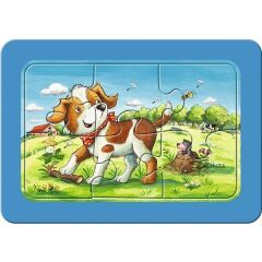 Ravensburger 3x6 Parçalı Çerçeveli Puzzle Animal Friends (070626)