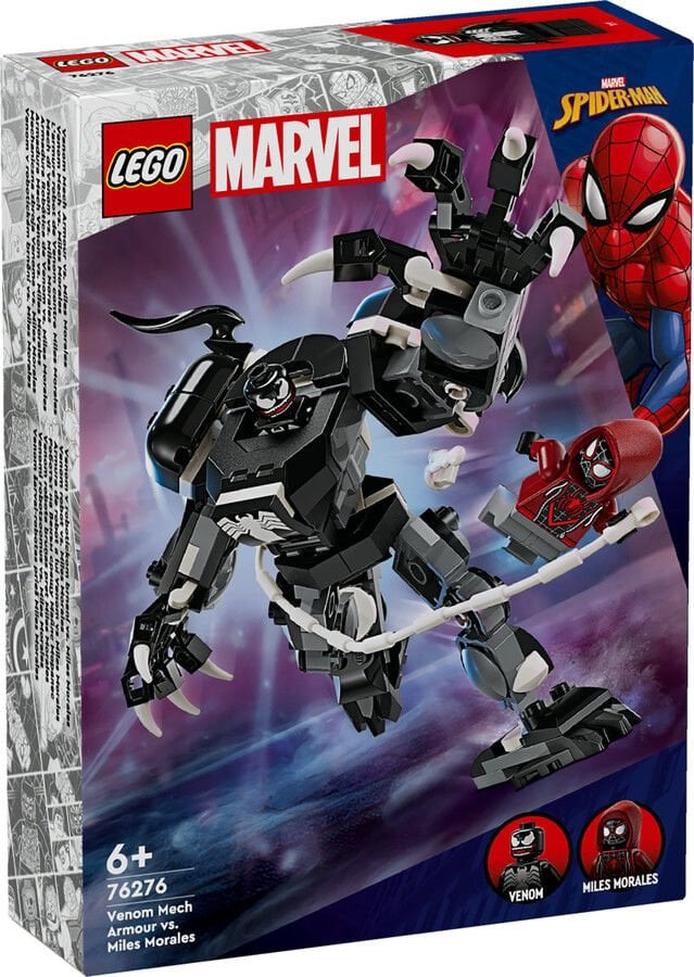 76276 LEGO® Marvel Venom Robot Zırhı Miles Morales’e Karşı