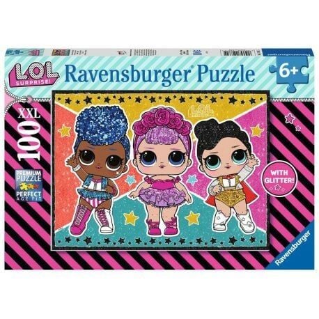 Ravensburger 100 Parçalı Puzzle L.O.L Stars (128815)