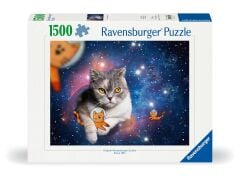1500 Parça Puzzle Uzayda Kediler (120007425)