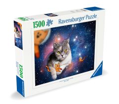1500 Parça Puzzle Uzayda Kediler (120007425)