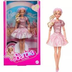 Barbie The Movie Pembe Bereli Barbie Bebek JBJ53