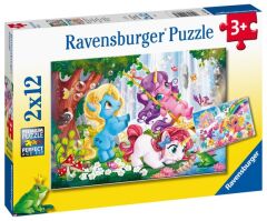 Ravensburger 2x12 Parçalı Puzzle Unicorn (050284)