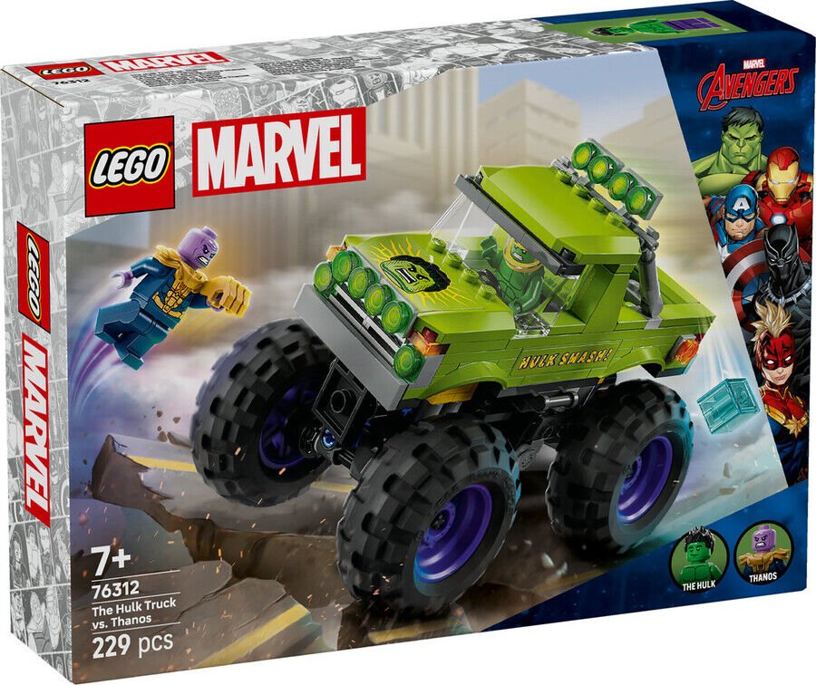 76312 LEGO® Marvel Hulk Kamyonu, Thanos'a Karşı