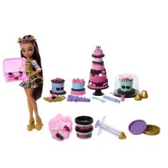 Monster High Doğum Günü Serisi - Clawdeen'in Pasta Yapım Seti JBG78