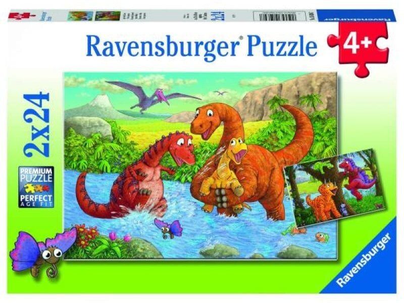Ravensburger 2x24Parçalı Puzzle Dinos (050307)