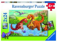 Ravensburger 2x24Parçalı Puzzle Dinos (050307)