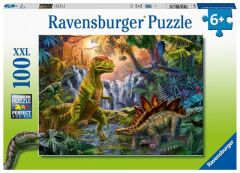 Ravensburger 100 Parçalı Puzzle Dinosaur Oasis (128884)