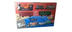 Seher Buharlı Tren Raylı Pilli Işıklı Sesli 530 Cm (SEHER-8513)