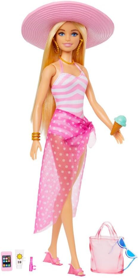 Barbie Plaj Günü Oyun Seti HPL73