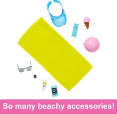 BARBIE PLAJ GUNU OYUN SETI KEN BEBEK HPL74