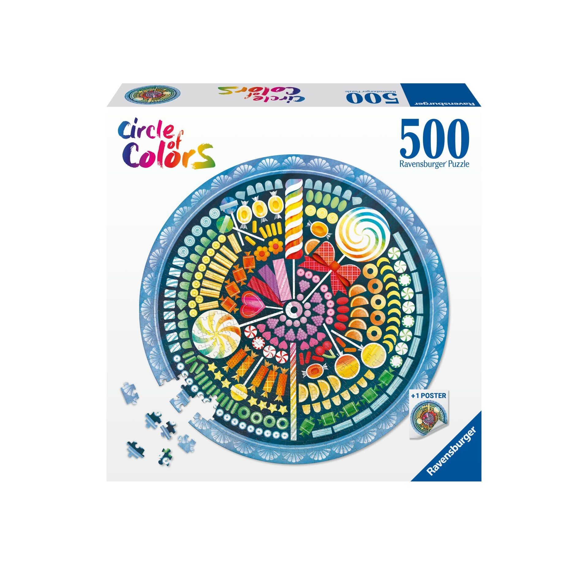 500 Parça Puzzle Daire Şekerleme (173501)