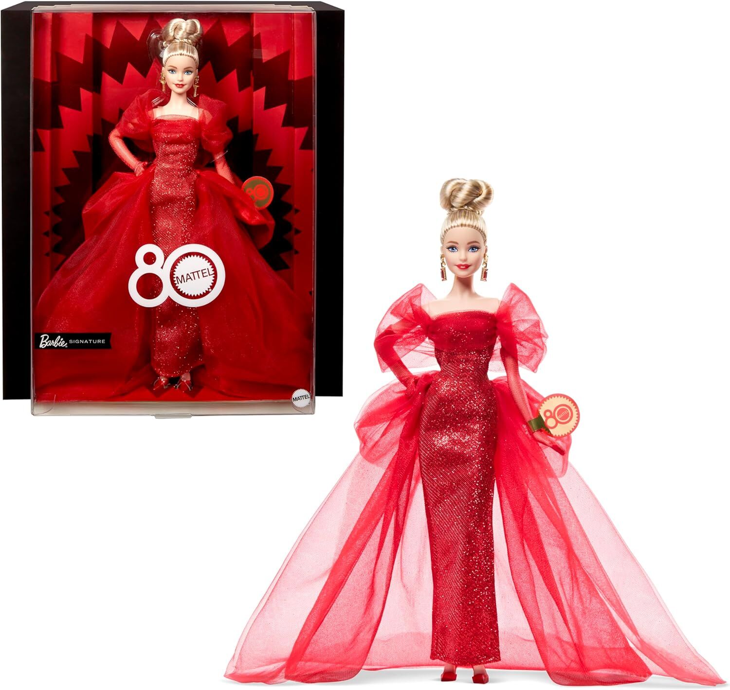 Mattel 80. Yıl Dönümü Koleksiyon Bebek - Sarışın JBJ17
