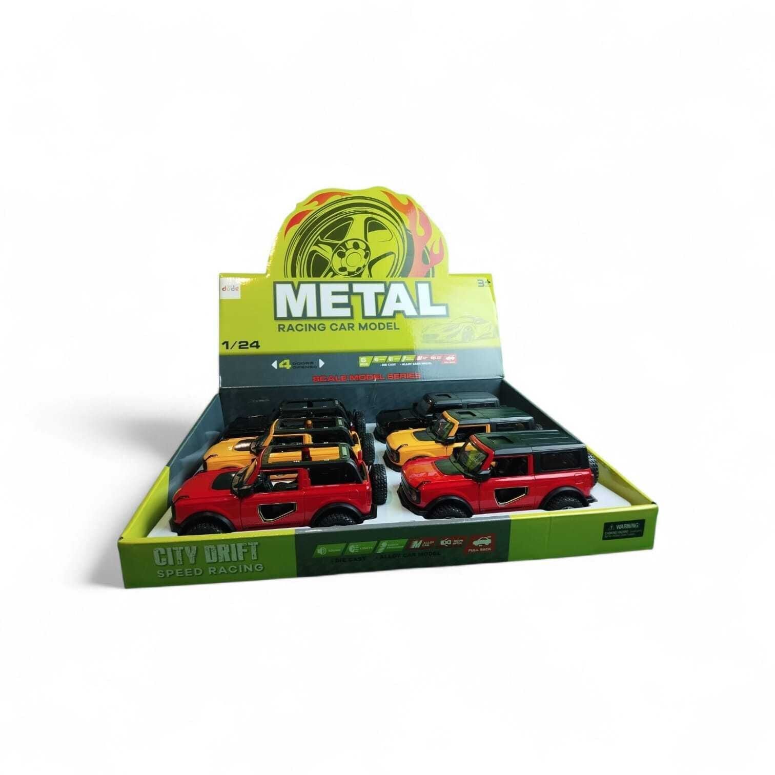 Seher 1:24 Sesli Işıklı Metal Model Araba (SEHER-24141D)