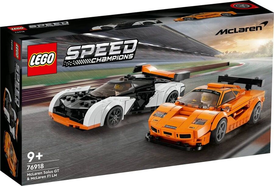 76918 LEGO® Speed Champions McLaren Solus GT ve McLaren F1 LM