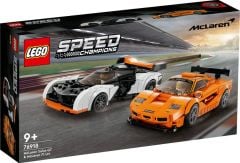 76918 LEGO® Speed Champions McLaren Solus GT ve McLaren F1 LM