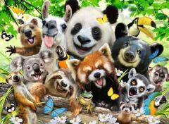 Ravensburger 300 Parçalı Puzzle Vahşi Yaşam Selfie'si (128938)