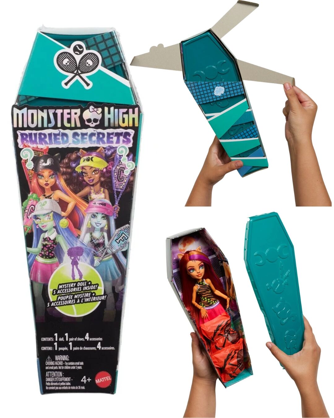 Monster High Gizemli Sırlar 4 - Tenis Kortu Serisi Sürpriz Paket HYV64