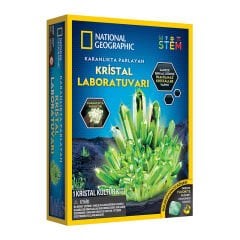 GPH-NAT08002 NATGEO PARLAYAN KRISTAL LAB 4 STAND