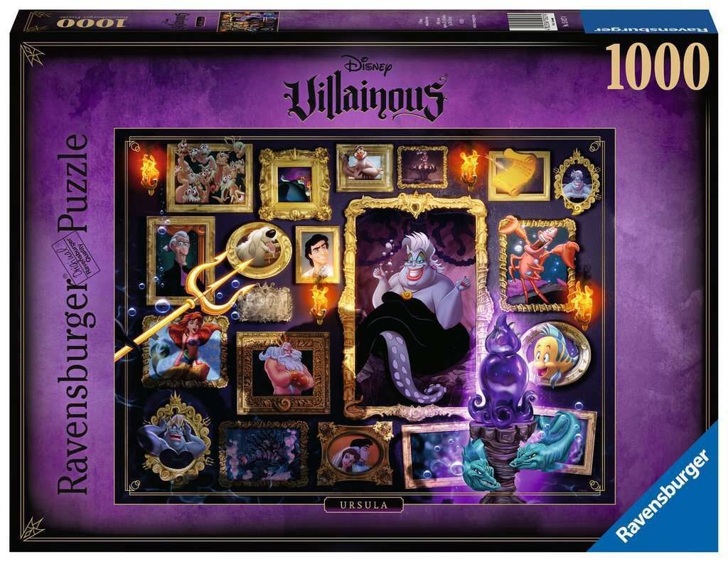 Ravensburger 1000 Parçalı Puzzle Walt Disney Villainous Kraliçe Ursula (120000396)