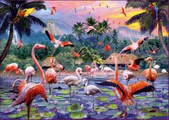 1000 Parçalı Puzzle Flamingolar (120005742)