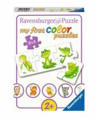 6x4 Parça Puzzle İlk Renkli Hayvanlar (030064)