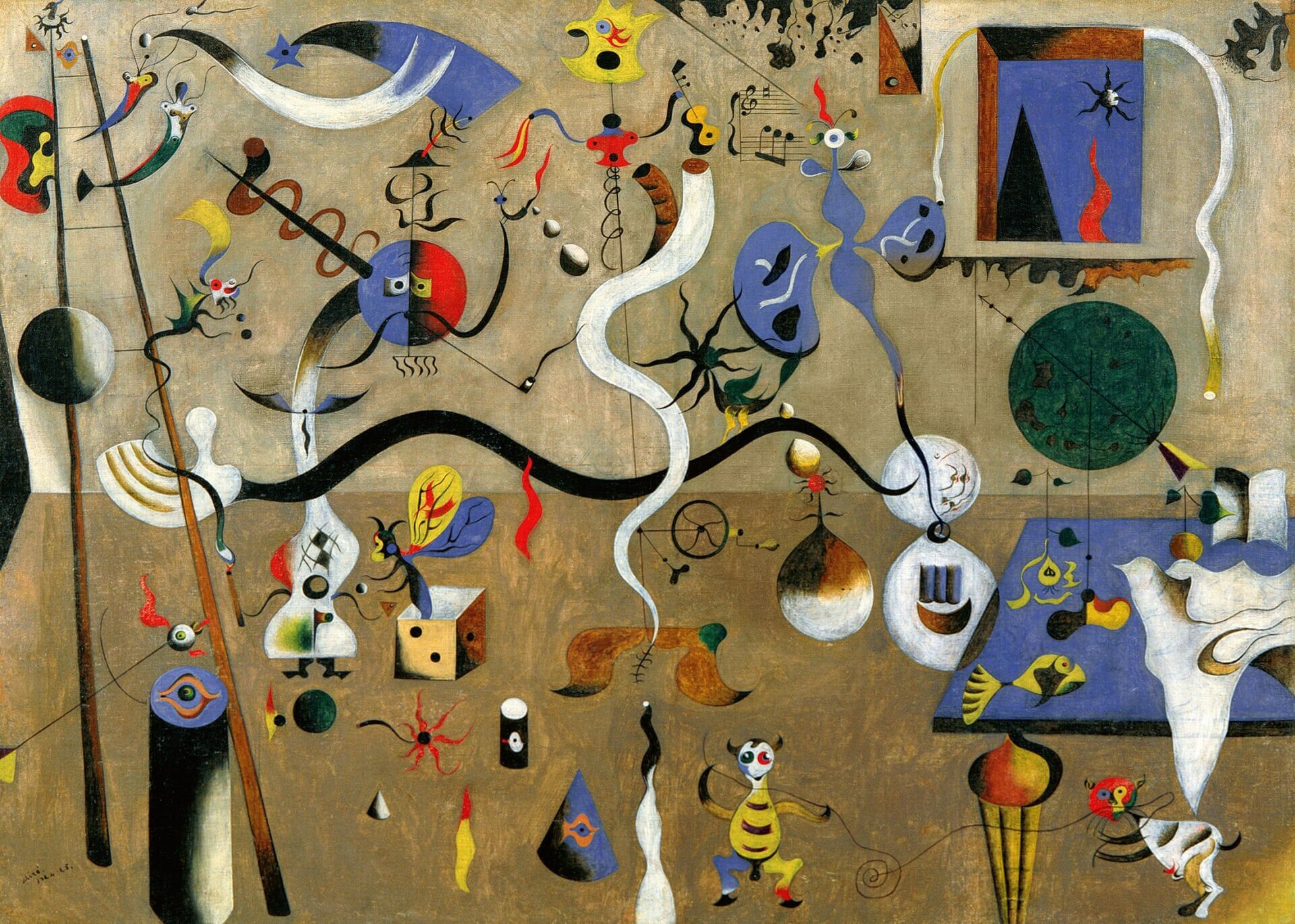 Ravensburger 1000 Parçalı Puzzle Joan Miro (171781)