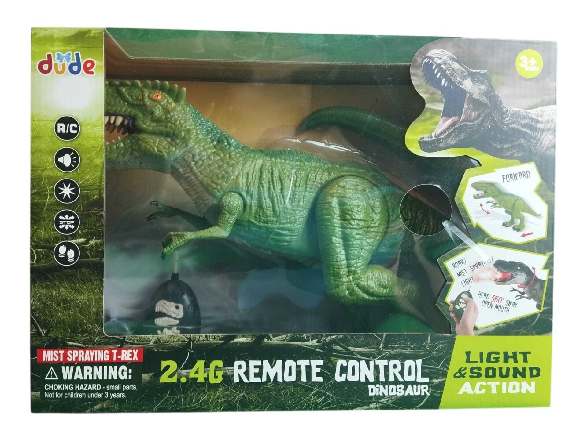 Seher 2.4 G Uz. Kum. Usb Şarjlı Ağzından Duman Atan Dinozor (SEHER-SH40651)
