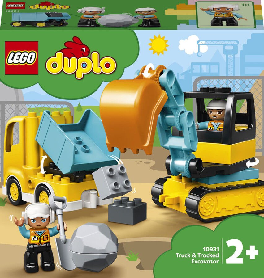 10931 LEGO® DUPLO® Town Kamyon ve Paletli Kazıcı