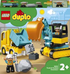 10931 LEGO® DUPLO® Town Kamyon ve Paletli Kazıcı