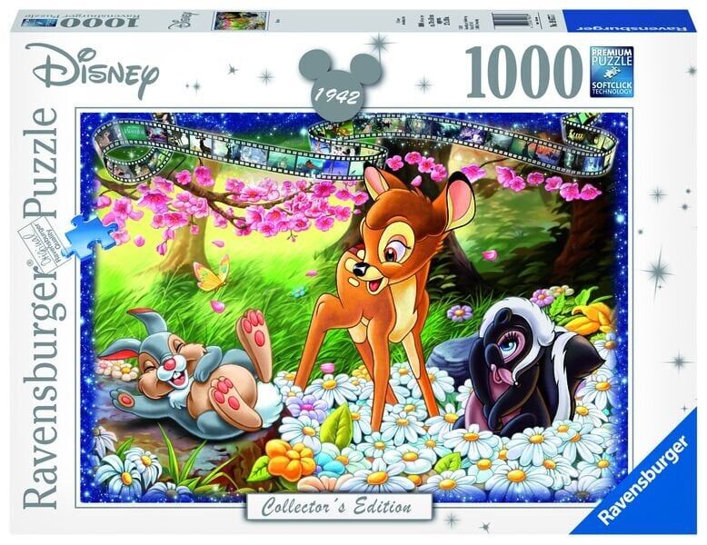 Ravensburger 1000 Parçalı Puzzle Walt Disney Bambi-196777 (196777)