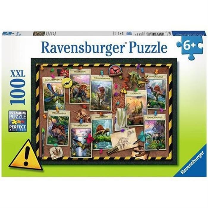 Ravensburger 100 Parçalı Dinazorlar Puzzle-108688 (108688)