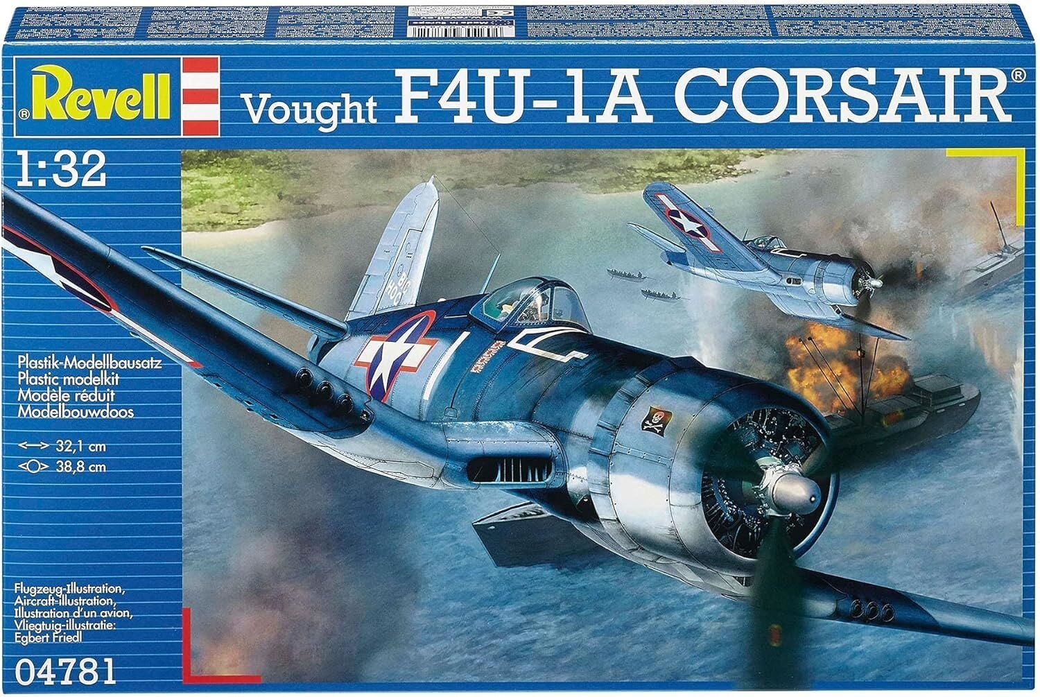 Revell Vought F4U-1D Corsair-4781 (04781)
