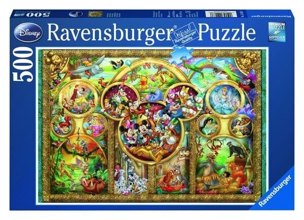 Ravensburger 500 Parçalı Puzzle Walt Disney Family (141838)