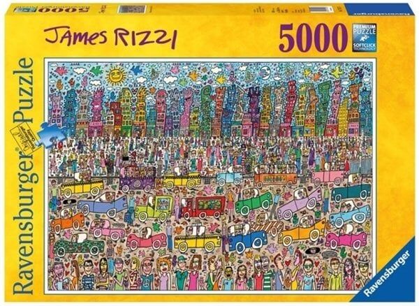 5000 Parça Puzzle James Rizzi Şehir (174270)
