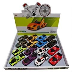 Seher 1:64 Çek Bırak Metal Spor Araba Kutulu (SEHER-6422C)