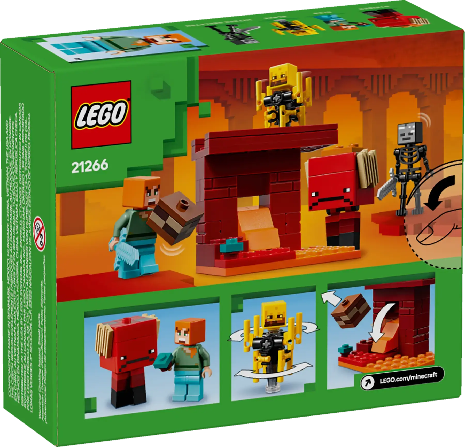 21266 LEGO® Minecraft Nether Lav Savaşı