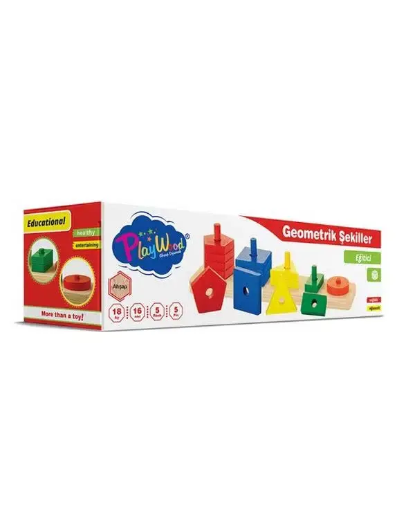 PLAYWOOD AHŞAP GEOMETRİK ŞEKİLLER ONY-305