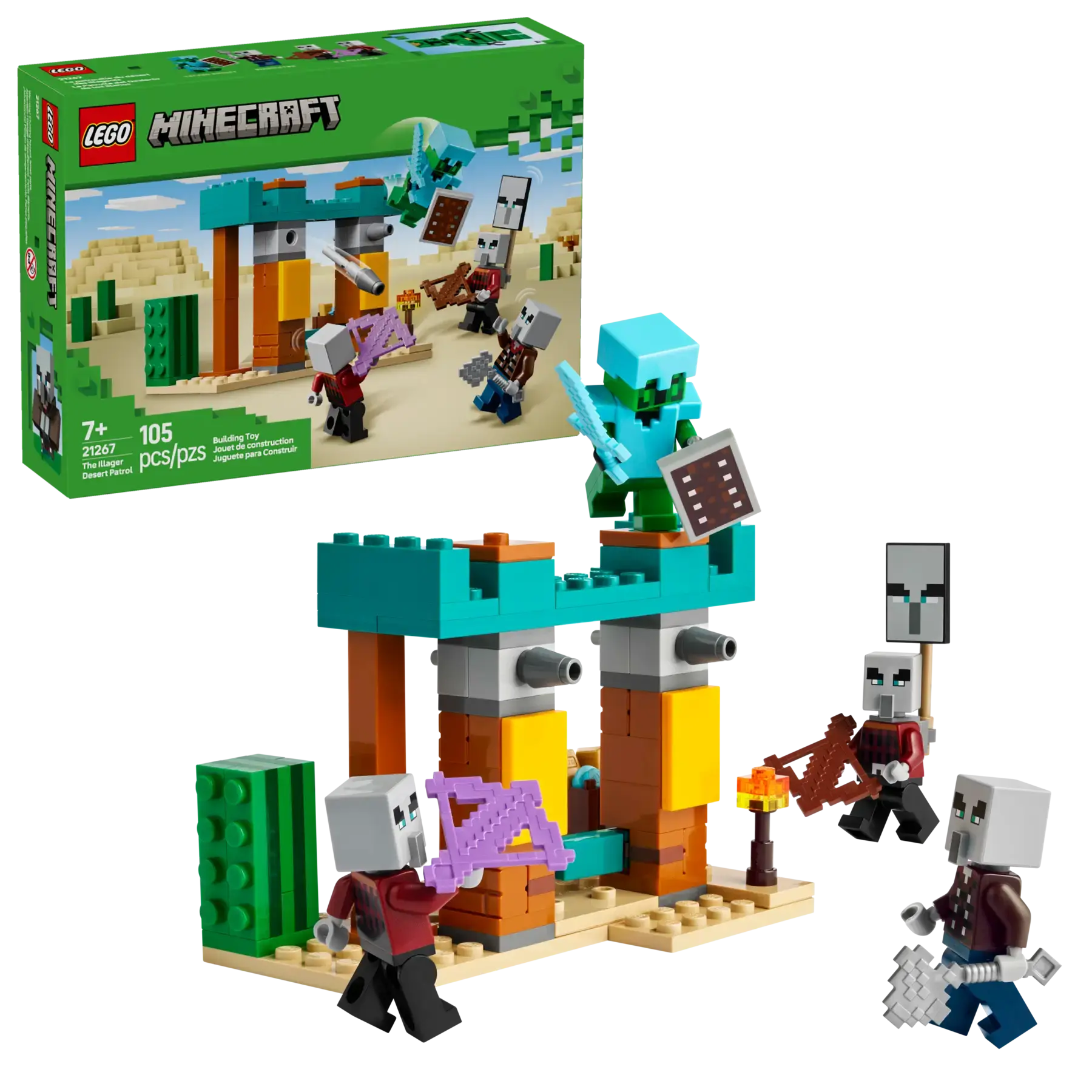 21267 LEGO® Minecraft Serseri Köylü Çöl Devriyesi