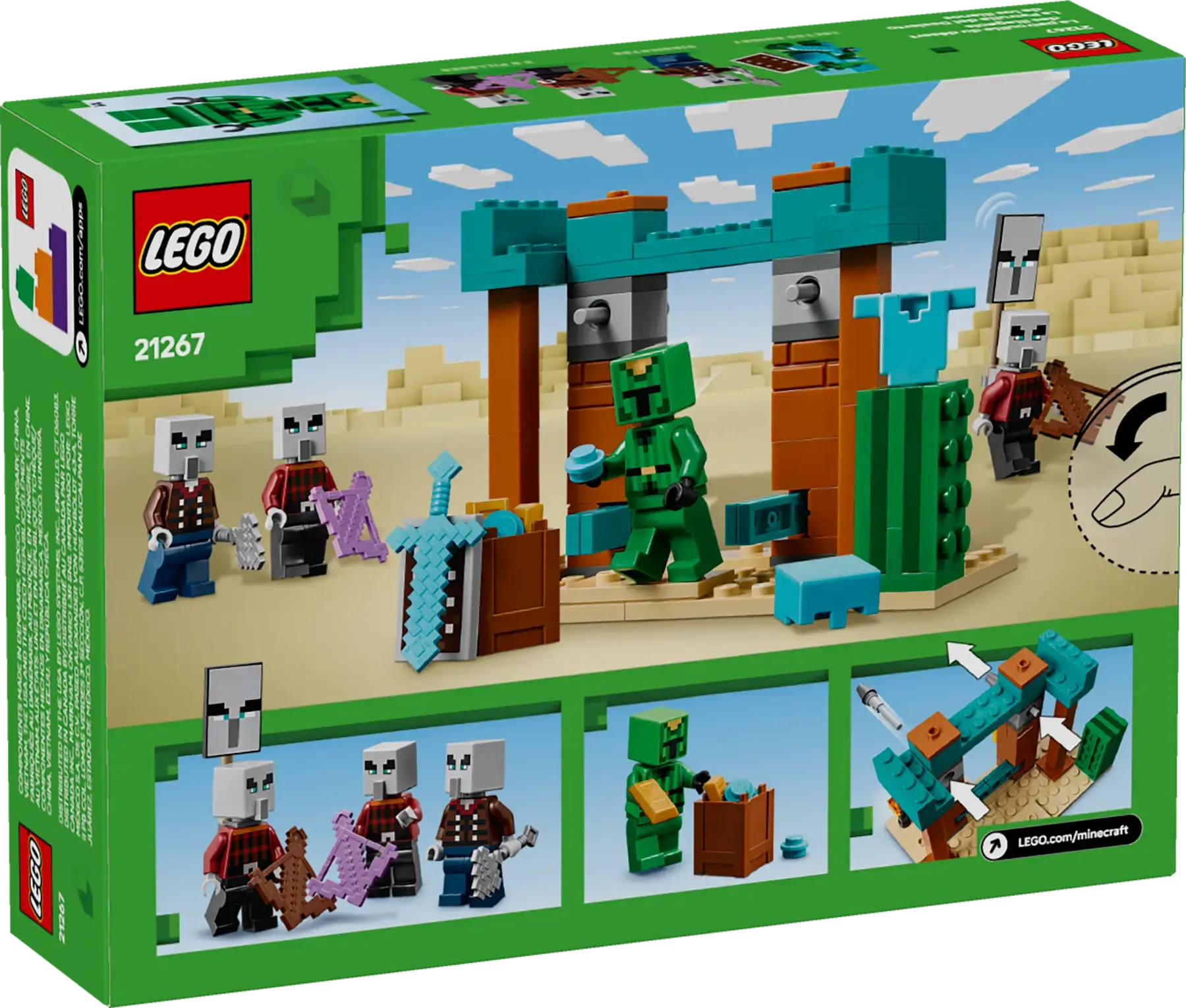 21267 LEGO® Minecraft Serseri Köylü Çöl Devriyesi