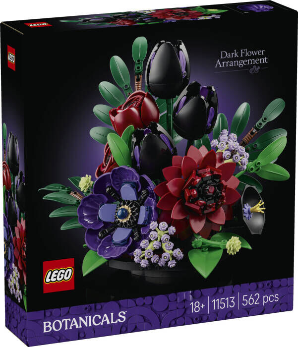 11513 LEGO® Botanicals Koyu Renk Çiçek Aranjmanı