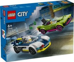60415 LEGO® City Polis Arabası ve Spor Araba Takibi