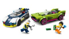 60415 LEGO® City Polis Arabası ve Spor Araba Takibi