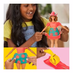 Play-Doh Barbie Çiçekli ve Püsküllü Seti-  G1360